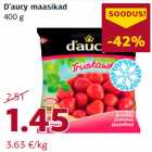 D’aucy maasikad
400 g