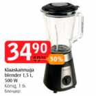 Allahindlus - Klaaskannuga blender 1,5 l, 500 W