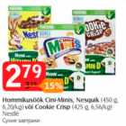 Allahindlus - Hommikusöök Cini-Minis, Nesquik (450 g) või Cookie Crisp (425 g)