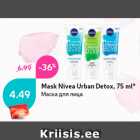 Allahindlus - Mask Nivea Urban Detox, 75 ml*