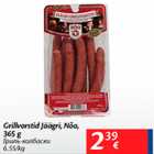 Allahindlus - Grillvorstid Jäägri, Nõo, 365 g