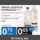 Allahindlus - VÄRSKA LOODUSLIK MINERAALVESI 1,9 L