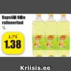 Rapsiõli Oilio rafineeritud 1 L