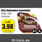 Kirsi-Balsamico seasteigid