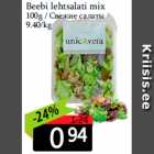 Beebi lehtsalati mix
100g 