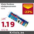 Allahindlus - Vileda Rainbow
nõudepesusvamm
10 tk