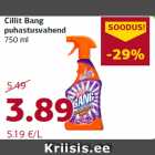 Allahindlus - Cillit Bang
puhastusvahend
750 ml