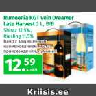 Allahindlus - Rumeenia KGT vein Dreamer Late Harvest 3 L, BIB; 