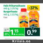 Felix friikartulikaste 440 g; Burgerikaste 445 g