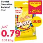 Skittles
Smoothies
kommid
95 g