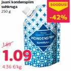 Jaani kondenspiim
suhkruga
250 g