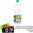 Joogivesi kasemahlaga
Aura Fruit 