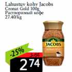 Allahindlus - Lahustuv kohv Jacobs
Cronat Gold 100g

