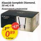 Klaaside komplekt Diamont