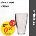 Allahindlus - Klass, 420 ml