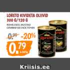 Allahindlus - LORETO KIVIDETA OLIIVID