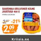 Allahindlus - SAAREMAA GRILLVIINER KOLME
JUUSTUGA 400 G