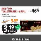 Allahindlus - DAISY LUX
TUALETTPABER 16 RULLI