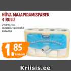 HÜVA MAJAPIDAMISPABER
4 RULLI