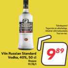 Allahindlus - Viin Russian Standard
Vodka, 40%, 50 cl 