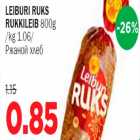 Allahindlus - Leiburi Ruks rukkileib