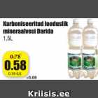 Allahindlus - Karboniseeritud looduslik
mineraalvesi Darida
1,5L 