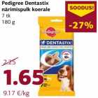 Allahindlus - Pedigree Dentastix
närimispulk koerale
7 tk
180 g