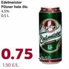 Allahindlus - Edelmeister
Pilsner hele õlu
4,5%
0,5 L