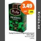 Allahindlus - Paulig Presidentti Original jahvatatud kohv, 500 g