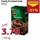 Allahindlus - Paulig President kohv 500 g