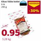 Allahindlus - Kikas Väike kotlet 6 tk 290 g