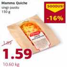 Allahindlus - Mamma Quiche singi-juustu 150 g