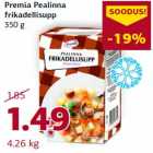 Allahindlus - Premia Pealinna
frikadellisupp
350 g