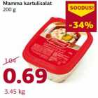 Allahindlus - Mamma kartulisalat
200 g