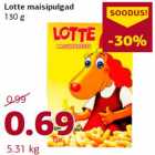 Allahindlus - Lotte maisipulgad
130 g