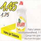 Allahindlus - Fairu Lemon nõudepesuvahend, 1 l