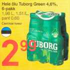 Hele õlu Tuborg Green 