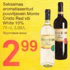 Allahindlus - Saksamaa aromaatiseeritud puuviljavein Monte Cristo Red või White