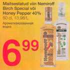 Allahindlus - Maitsestatud viin Nemiroff Birch Special või Honey Pepper