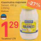 Klassikaline majonees Salvest, 490 g