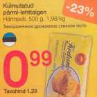 Külmutatud pärmi-lehttaigen