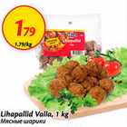 Allahindlus - Lihapallid Valla, 1 kg