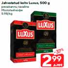 Jahvatatud kohv Luxus, 500 g

