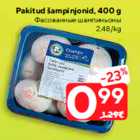 Pakitud šampinjonid, 400 g
