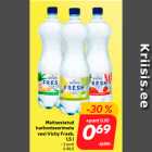 Maitsestatud
karboniseerimata
vesi Vichy Fresh,
1,5 l