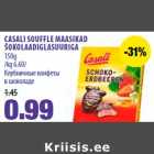 Allahindlus - CASALI SOUFFLE MAASIKAD
ŠOKOLAADIGLASUURIGA
150g