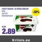 Allahindlus - FINETI KAKAO- JA PÄHKLIKREEM
600g