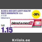 Allahindlus - BLEND-A-MED ANTI CAVITY HEALTHY
WHITE HAMBAPASTA 100ml