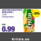 Allahindlus - AURA FRESH MULTIFRUIT
MAHLAJOOK 2l