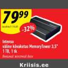 Allahindlus - Intenso väline kõvaketas Memory Tower 3,5" 1TB